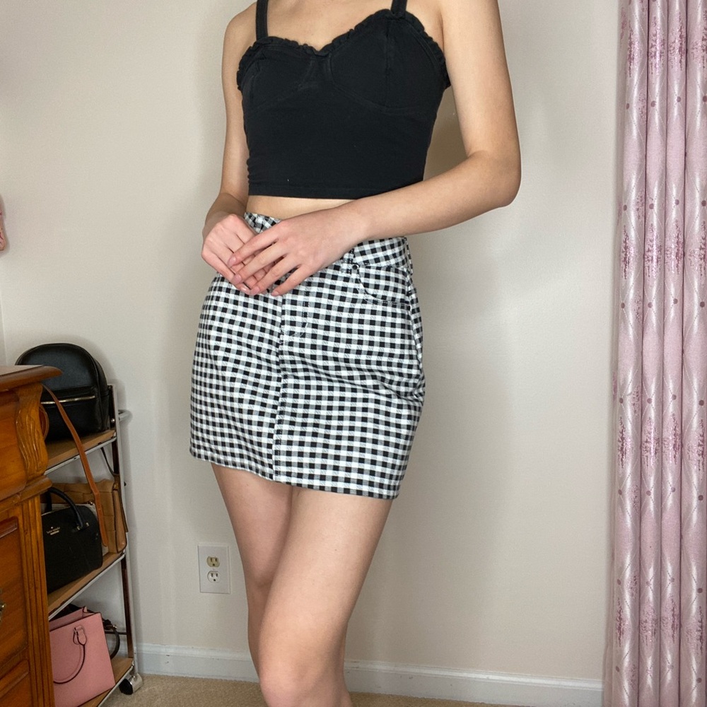 BRAND NEW pacsun checkered skirt